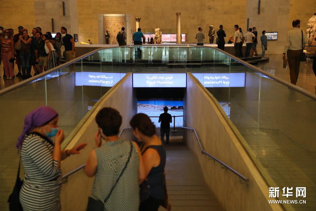 埃及文明博物馆王室木乃伊馆向公众开放